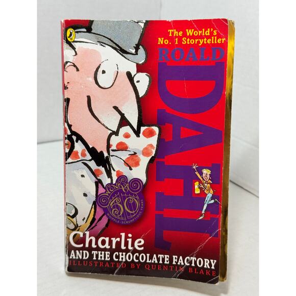 Charlie and the Chocolate Factory by Roald Dahl Golden Ticket 1998 - Picture 1 of 16